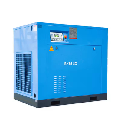 Compressore d'aria elettrico da 55 kW 100 CV 10m3/min 8 bar Compressore rotativo di gas BK55-8G
